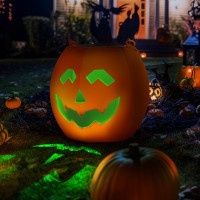 Halloween Decorations Outdoor Pumpkin Solar Lanterns Color Changing Pumpkin Outdoor Halloween Decor Solar Lights Halloween Lig