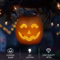 Halloween Decorations Outdoor Pumpkin Solar Lanterns Color Changing Pumpkin Outdoor Halloween Decor Solar Lights Halloween Lig