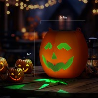 Halloween Decorations Outdoor Pumpkin Solar Lanterns Color Changing Pumpkin Outdoor Halloween Decor Solar Lights Halloween Lig