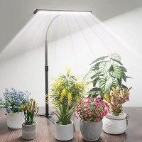 Juhefa Grow Light For Indoor Plants Growing 6000K 108Led Full Spectrum Gooseneck Plant Lamp With Dimmable Height Extendable 1