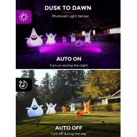 Lohas Landscape Purple Halloween Spot Lights Outdoor 10W Dusk To Dawn Sensor Led Spotlights For Yard Ip66 Waterproof Pathway O