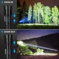 Rechargeable Flashlights High Lumens 2 Pack Super Bright 900000 Lumens Flashlights 7 Modes With Cob Work Light Ipx6 Waterproof