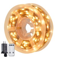 Jmexsuss 200 Led Fairy Lights For Bedroom Warm White Christmas Lights Outdoor Waterproof 8 Modes String Lights Indoor With Whee