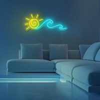 Sunrise Sunset Neon Sign Dimmable Sun Wave Led Neon Lights For Wall Decor Usb Powered Neon Signs For Bedroom Living Room Office