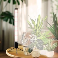 Weeleegoo T10 Standing Grow Light 6000K Full Spectrum Tabletop Plant Light 189 Hangable Or Standing With 3Mode 5 Dimmable