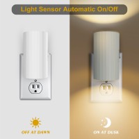 Night Light Led Night Lights Plug Into Wall Sensor Dusk To Dawn 0100 Lm Dimmable Night Lights 3000K Soft White Modern Nigh