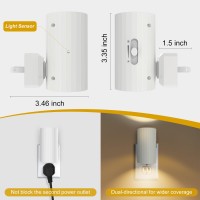 Night Light Led Night Lights Plug Into Wall Sensor Dusk To Dawn 0100 Lm Dimmable Night Lights 3000K Soft White Modern Nigh