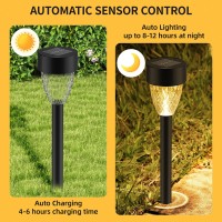 12 Pack Solar Lights Outdoor Waterproof New Upgraded Solar Garden Lights Up To 12 Hrs Auto Onoff Solar Pathway Lights Outdoor