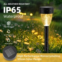 12 Pack Solar Lights Outdoor Waterproof New Upgraded Solar Garden Lights Up To 12 Hrs Auto Onoff Solar Pathway Lights Outdoor