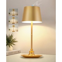 Cordless Table Lamp Rechargeable Battery Operated Led Table Lamps Adjustable Height Touch Wireless Lamp 3Level Brightness Sm