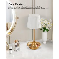 Gyrovu Cordless Table Lamp Rechargeable Battery Operated Led Table Lamps Portable Touch Wireless Lamp 3Level Brightness Smal