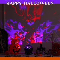 Rossesay Halloween Projector Lights Indoor Halloween Scene Led Light Spooky Ghost Decorative Halloween Night Light Projector Lig