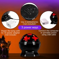 Rossesay Halloween Projector Lights Indoor Halloween Scene Led Light Spooky Ghost Decorative Halloween Night Light Projector Lig