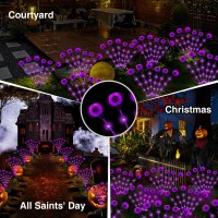 Halloween Decorations Solar Scary Eyeballs Path Lights Outdoorswaying Firefly With 2Packs 12Led 3D Floating Scary Eyeballs Hall