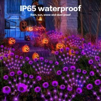 Halloween Decorations Solar Scary Eyeballs Path Lights Outdoorswaying Firefly With 2Packs 12Led 3D Floating Scary Eyeballs Hall