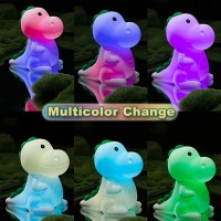 Smoorita Night Light For Kids Dinosaur Nightlight Kids Lamps For Bedrooms Boys Cute Lights Dinosaur Gifts Squishy Animal Lamp