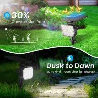 Volisun Solar Spot Lights Outdoor Waterproof Ip67 27 Led With 3 Lighting Modes Solar Lights Outdoor Spotlights Auto Onoff Sola