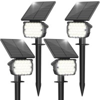 Volisun Solar Spot Lights Outdoor Waterproof Ip67 27 Led With 3 Lighting Modes Solar Lights Outdoor Spotlights Auto Onoff Sola