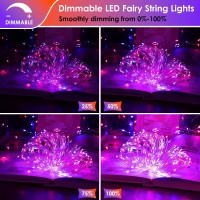 Mlambert 3 Pack 33Ft Fairy Lights Battery Operated With Remote And Timer Dimmable Waterproof 8 Modes Lights For Halloween Chris