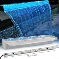 Eangw Waterfall Led Light Strip Remote And App Control Waterproof Aluminum Led Lights For Pool Waterfall Fountain Pond Waterfa