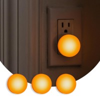 Loftie Night Lights Plug Into Wall 05W Plug In Night Light Warm Amber Glow Light Sensing Dusk To Dawn 2000K Ul Certifie