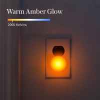 Loftie Night Lights Plug Into Wall 05W Plug In Night Light Warm Amber Glow Light Sensing Dusk To Dawn 2000K Ul Certifie