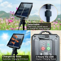 Firefly Lights Solar Outdoor 6 Pack 48 Led Solar Firefly Lights Outdoor Waterproof Upgraded Solar Usb Charging 8 Light Modes