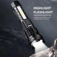 Earrckoutdoor Strong Light Flashlight Usb Rechargeable 1500 Lumens Earc Strong Light Flashlight Led Flashlights High Lumens F