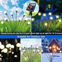 Firefly Lights Solar Outdoor 4 Pack 32 Led Solar Firefly Lights Outdoor Waterproof Upgraded Solar Usb Charging 8 Light Modes