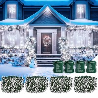 Brightown Halloween String Lights Battery Operated 2 Pack Total 33Ft 100 Led Battery Powered Fairy Lights With Timer 8 Modes Wa