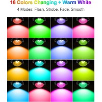 Zuckeo Rgb Low Voltage Landscape Lighting Led Color Changing Landscape Lights Waterproof Garden Pathway Halloween Christmas Dec