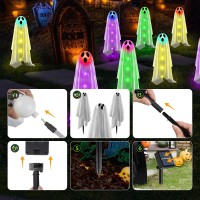 Betrihyes 6Packs Halloween Ghost Decorations Outdoorspooky Cloth Ghosts Decor For Halloween Scary Party Giftssolar Halloween G