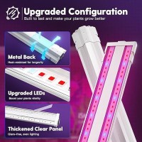 Freelicht 1 Pack 4Ft Led Grow Light 60W 350W Equivalent Red Blue 660Nm460Nm Full Spectrum Grow Lights For Indoor Plants