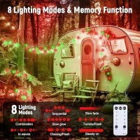 Minetom 100 Led String Lights 395 Ft Usb Plug In Twinkle Fairy Lights With 8 Modes And Remote Indoor String Lights For Bedro