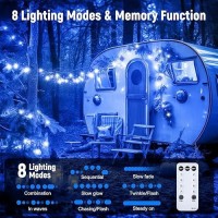 Minetom 100 Led String Lights 395 Ft Usb Plug In Twinkle Fairy Lights With 8 Modes And Remote Indoor String Lights For Bedro