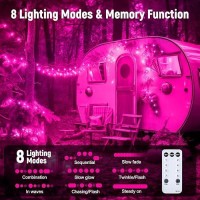 Minetom 100 Led String Lights 395 Ft Usb Plug In Twinkle Fairy Lights With 8 Modes And Remote Indoor String Lights For Bedro