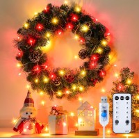 Minetom 100 Led String Lights 395 Ft Usb Plug In Twinkle Fairy Lights With 8 Modes And Remote Indoor String Lights For Bedro