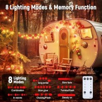 Minetom 100 Led String Lights 395 Ft Usb Plug In Twinkle Fairy Lights With 8 Modes And Remote Indoor String Lights For Bedro