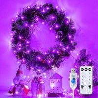 Minetom 100 Led String Lights 395 Ft Usb Plug In Twinkle Fairy Lights With 8 Modes And Remote Indoor String Lights For Bedro