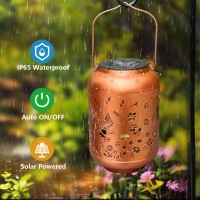 Solar Lanterns Outdoor Waterproof 2024 Newest And Unique Eagle Hanging Solar Lantern Outdoor Garden Decoration For Backyard Por