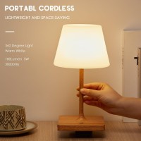 Outdoor Cordless Table Lamp Waterproof Battery Operated Desk Lamp With Touch Control Rechargeable Led Night Lights For Garden