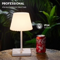 Outdoor Cordless Table Lamp Waterproof Battery Operated Desk Lamp With Touch Control Rechargeable Led Night Lights For Garden