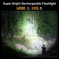 Wurkkos Fc11C Led Edc Flashlights Rechargeable High Lumen 90Cri Max 1200Lumen Flashlight Ip67 Waterproof Torch Magnetic Tail