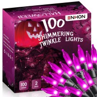 Purple Halloween Twinkle Lights 508 Ft 40 Of 200 Count Incandescent Halloween Fairy Twinkle Lights End To End Connectable Hal