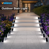 Volisun Solar Step Lights For Outside 16 Pack Solar Stair Lights Outdoor Waterproof Ip67 Led Outdoor Step Lights Outdoor Stai