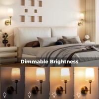 Glitnous Wall Sconces Battery Operated With Remote Set Of 2 Battery Operated Wall Sconce Not Wiring Dimmable Rechargeable Batt