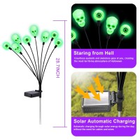 Fensan Solar Halloween Lights Outdoorhalloween Decorations Outdoor Scary Halloween Eyeball Lights2Packs 16Ledip65 Waterproof