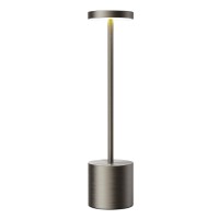 Sakringt Cordless Table Lamps Rechargeable 6000Mah Portable Battery Operated Led Table Light For Restaurant Outdoor Chromium