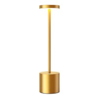 Sakringt Cordless Table Lamps Rechargeable6000Mah Portable Battery Operated Led Table Light For Restaurant Outdoor Gold