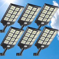 Joyeye Solar Street Light 4600W Solar Street Light Outdoor 380000 Lumens Solar Parking Lot Lights 6500K Solar Lights Outdoor